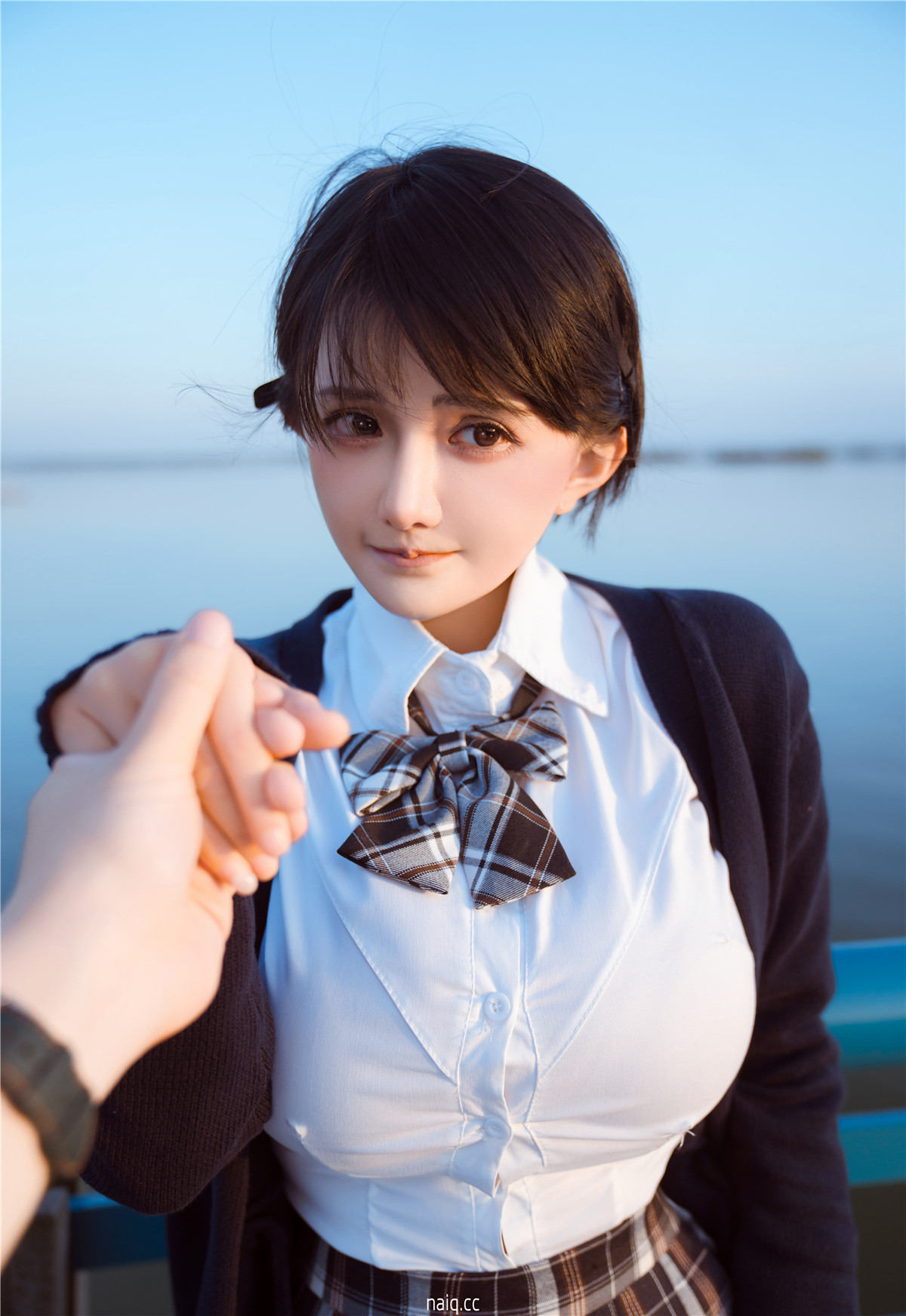 虎牙@古阿扎 - 春日短发 [17P-96MB] - 奶圈