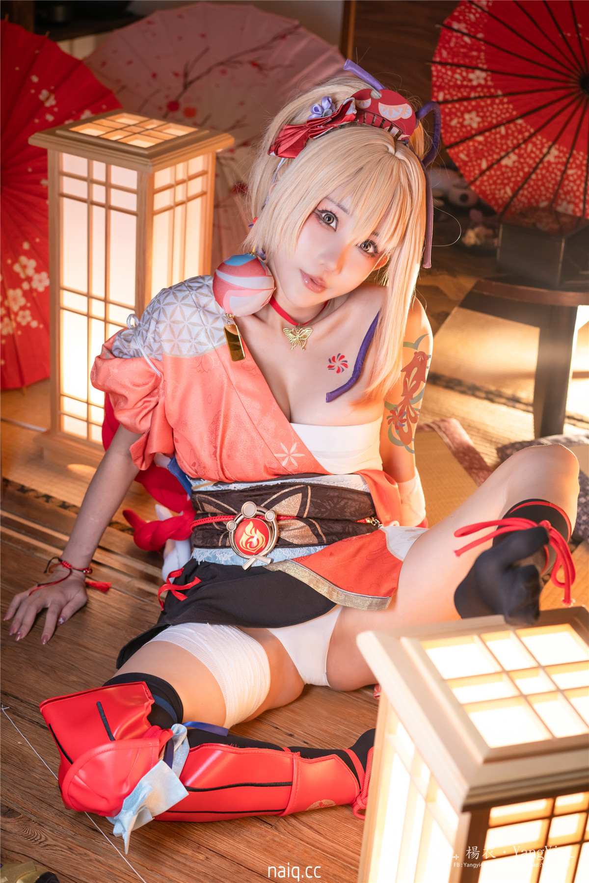 楊衣Yangyi - 202405 FOOT TIER LVVIP Yoimiya [38P1V-203MB] - 奶圈