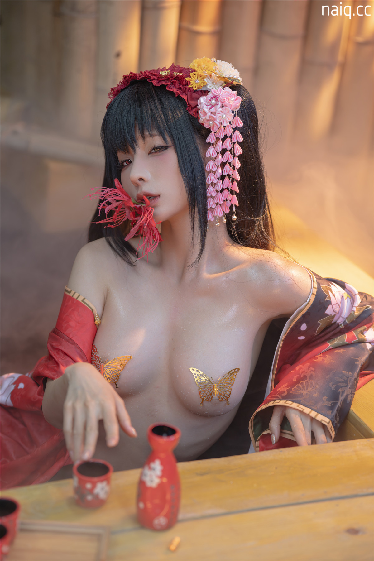 蠢沫沫 - 狂三和服cos [261P9V-2.40GB] - 奶圈