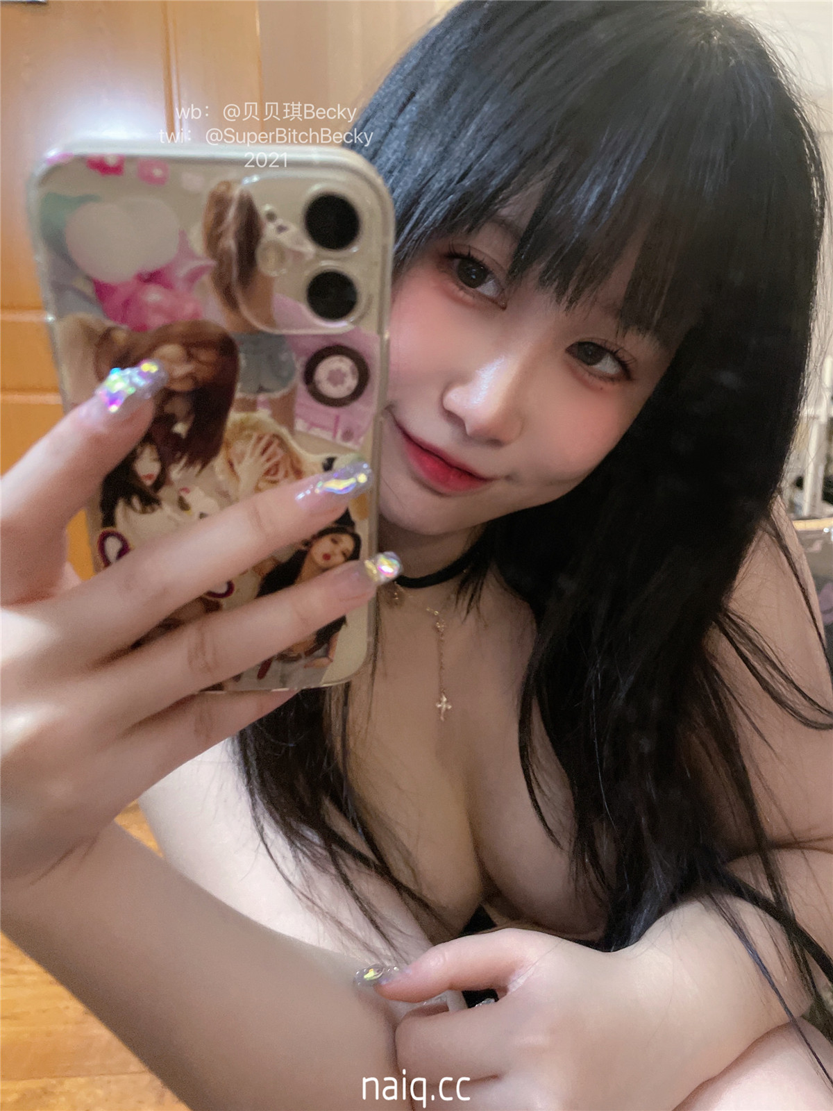 贝贝琪Becky - 对镜黑发辣妹 [105P-410MB] - 奶圈