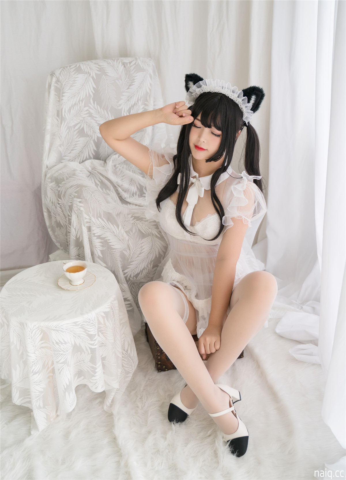 白烨 - 白猫透明女仆 [88P8V-508MB] - 奶圈