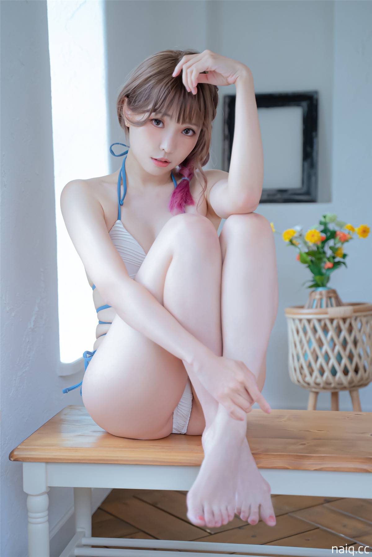 ElyEE子 - 2024.July-Tier C.Heart Swimsuit心心泳裝 [16P-24.4MB] - 奶圈
