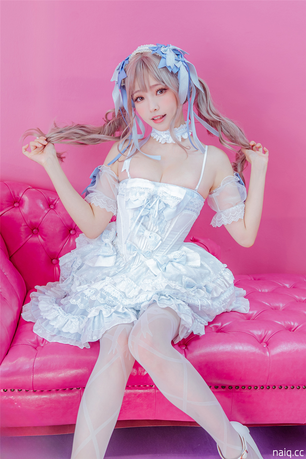 ElyEE子 - 2024.July-Tier B.Blue Ribbon Sweets藍絲帶甜點 [22P-73.3MB] - 奶圈