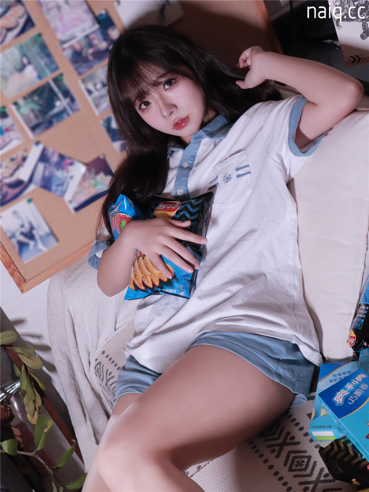 yuuhui玉汇 - 2022 Vol.027 蓝白条少女 Sky & Cloud Girl [81P-801MB] - 奶圈