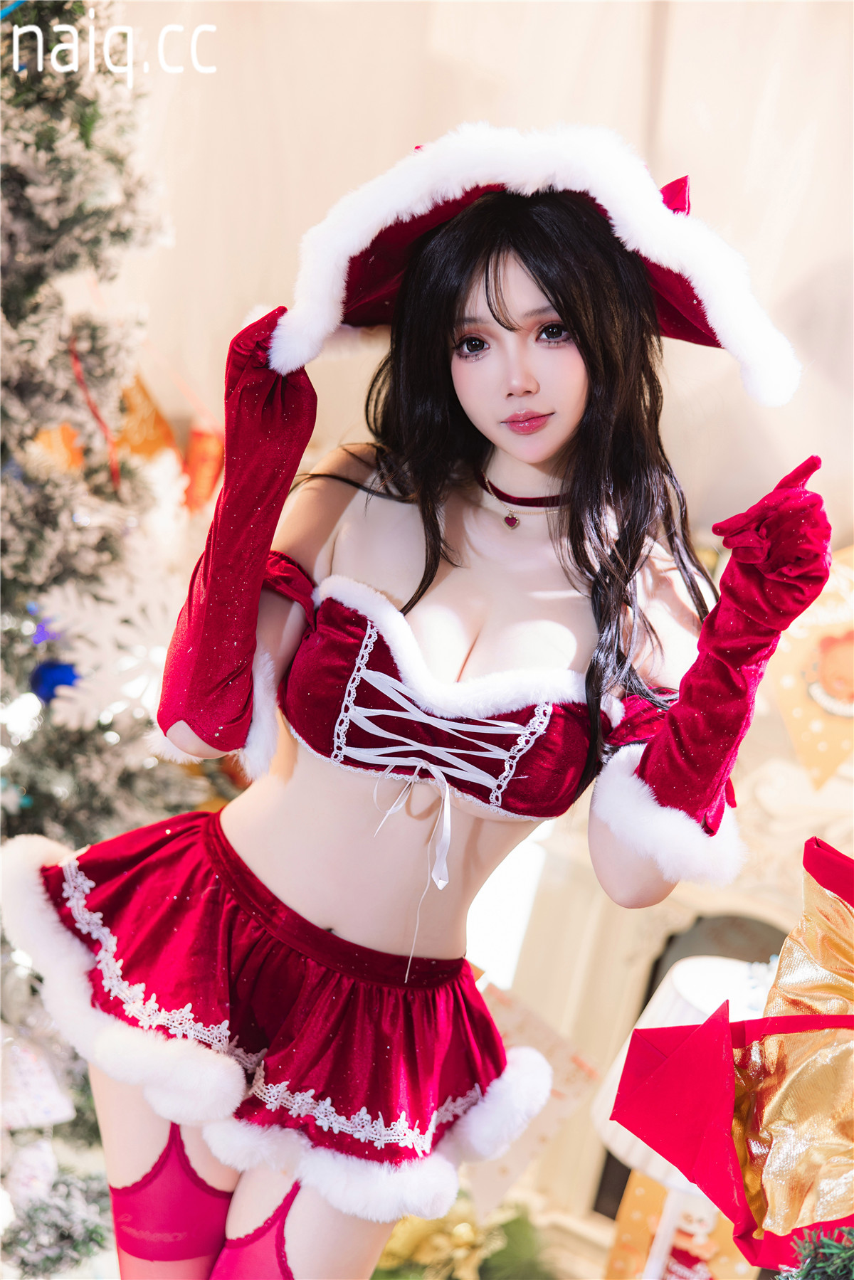雪晴Astra - 2023圣诞节魔女 [81P3V-1.8GB] - 奶圈
