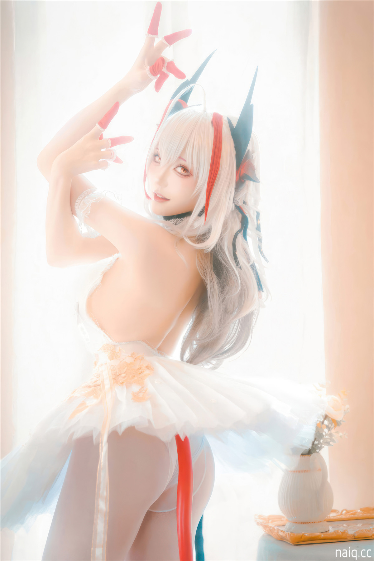瓜希酱 - 明日方舟 W芭蕾 [15P-25MB] - 奶圈