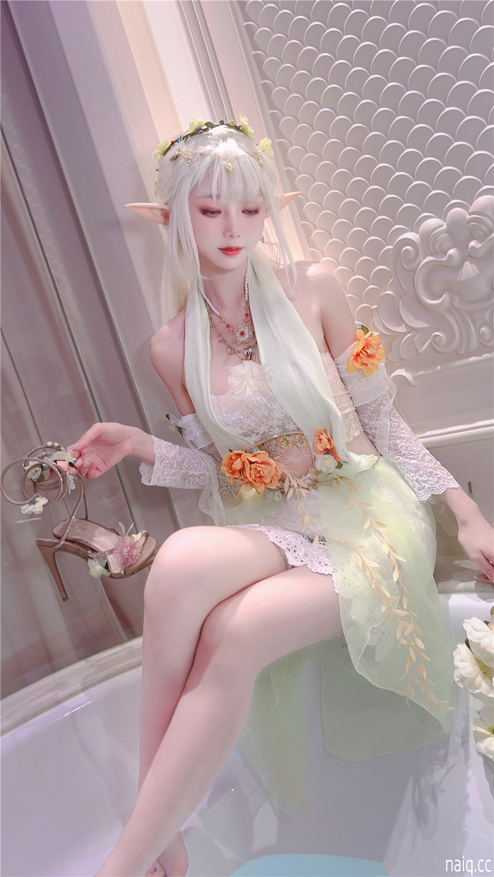 B站@走路摇zly - 草神殷紫萍 [9P-89MB] - 奶圈