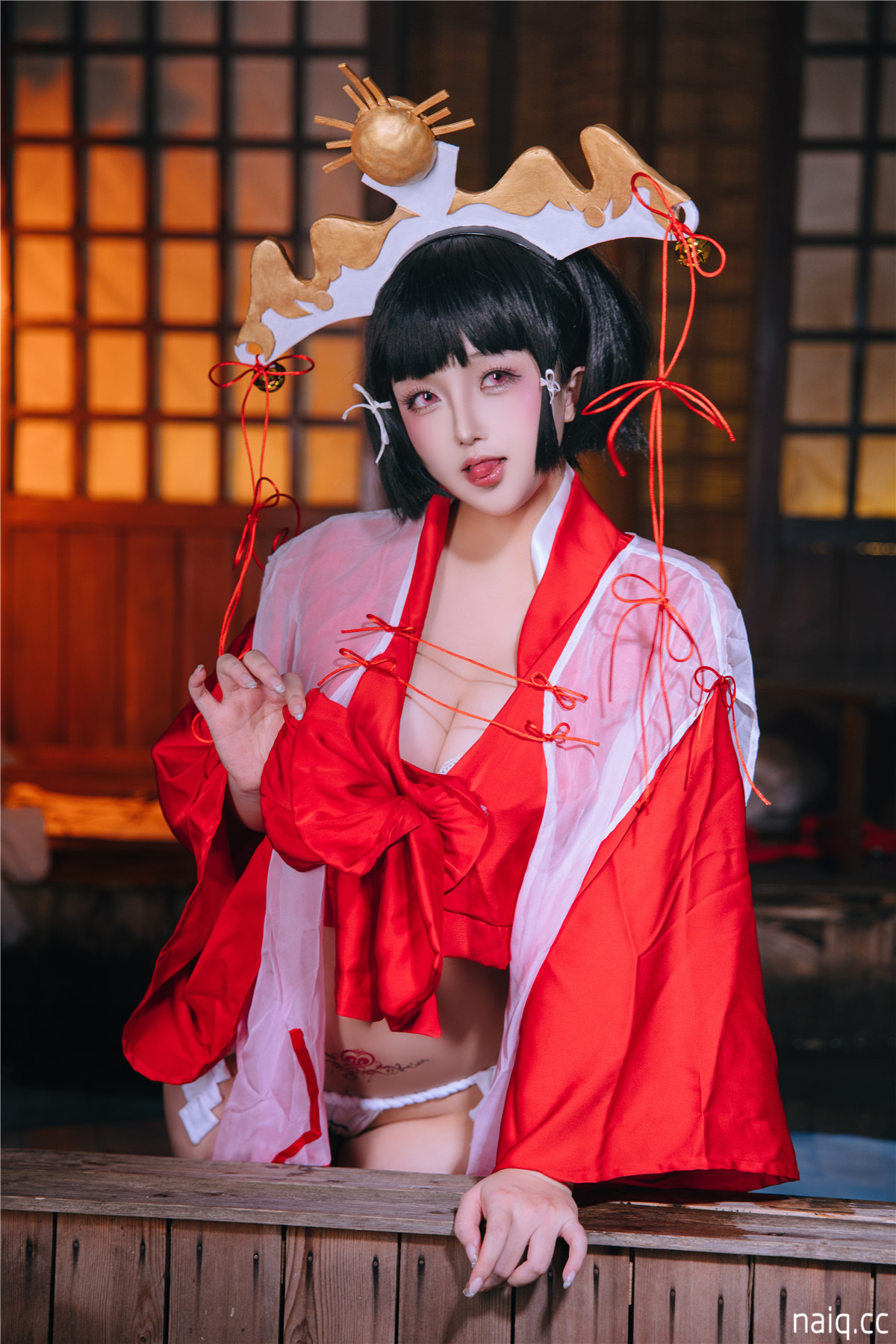 日奈娇 - 辉夜巫女 [130P1V-1.06GB] - 奶圈