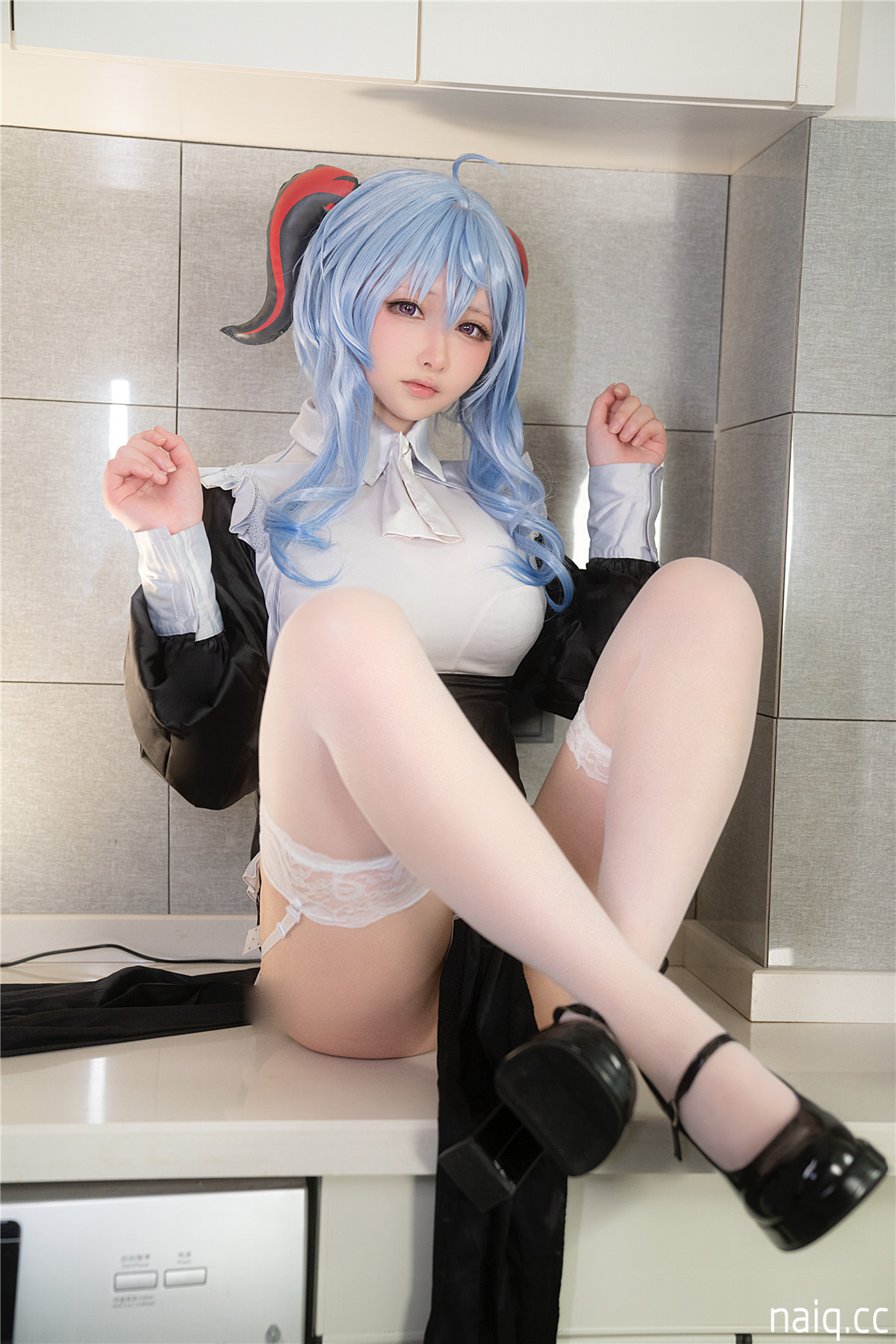 樱梨梨 - 甘雨修女 [26P-566MB] - 奶圈