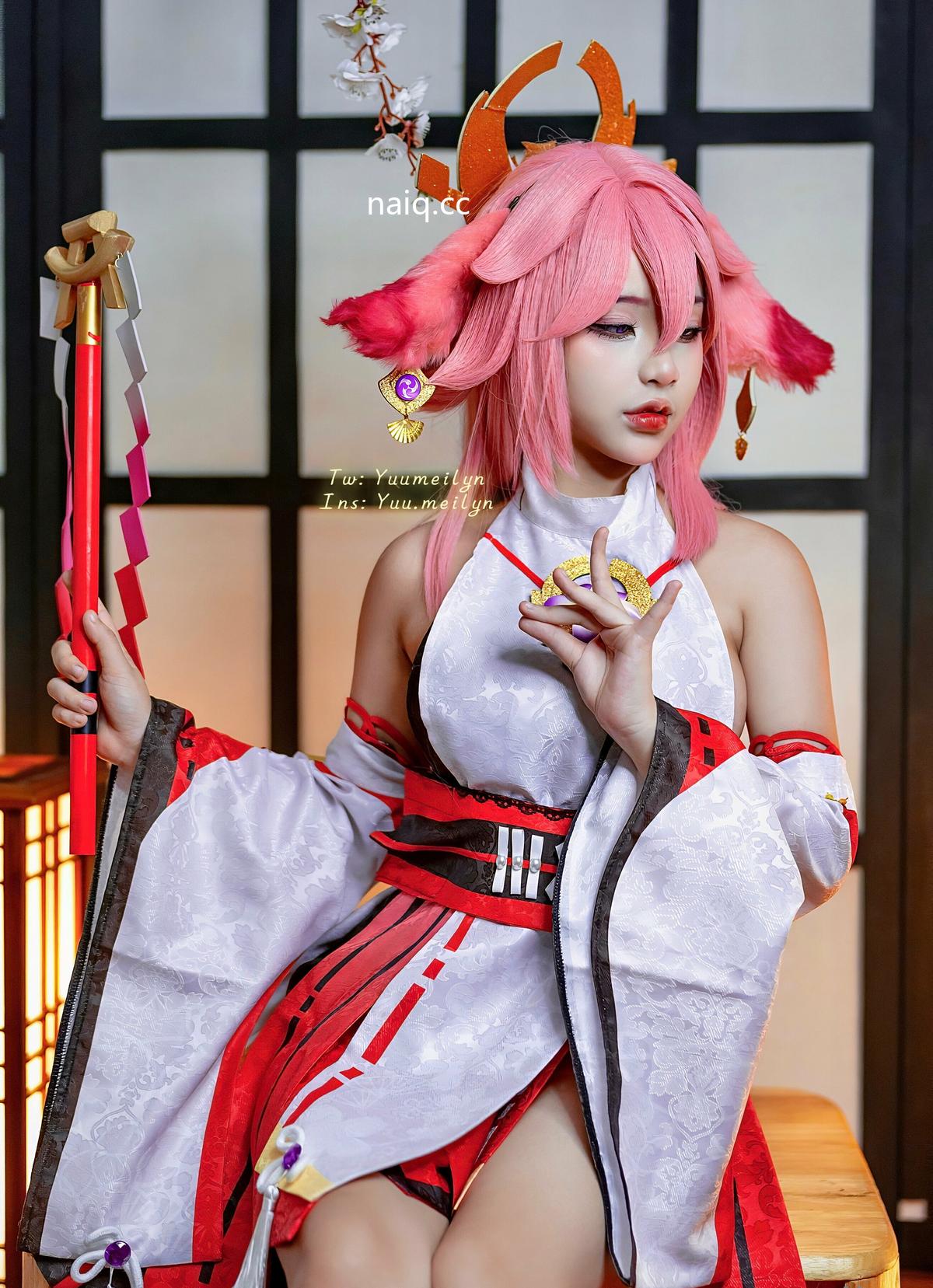 Meiilyn(yuumeilyn) - 八重神子 [53P6V-666MB] - 奶圈