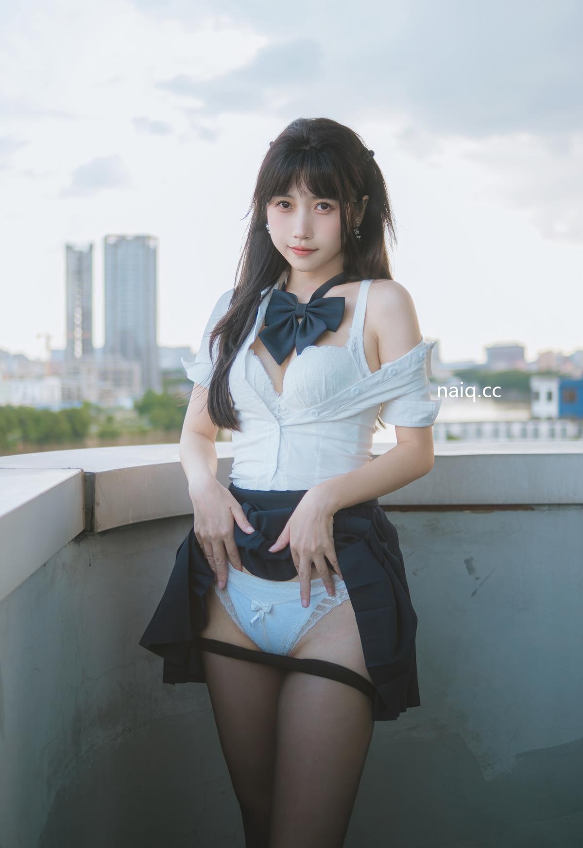 不呆猫 - JK学妹户外 [59P-390MB] - 奶圈