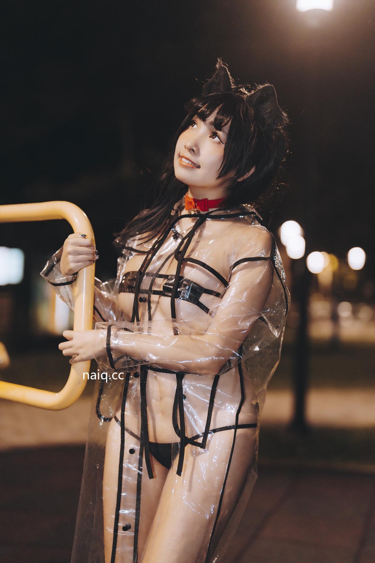 慕慕Momo - 溜雨衣猫猫 [48P-470MB] - 奶圈