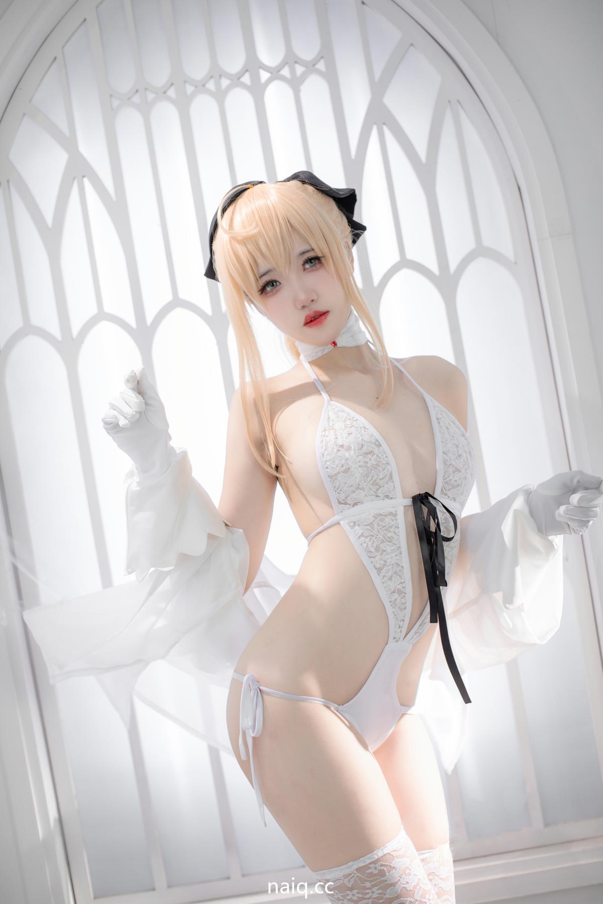 阿薰kaOri - FGO 白Saber [50P-229MB] - 奶圈