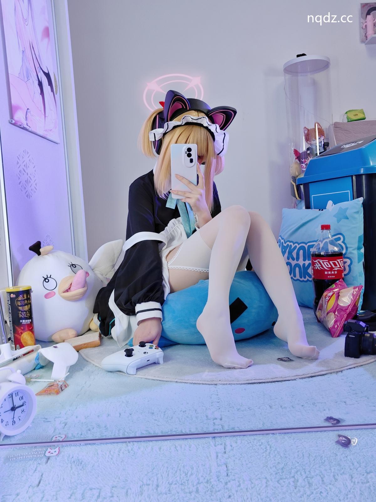 Reng(@idtnothinglose) - [Blue Archive] Saiba Momoi Maid [24P-102MB] - 奶圈