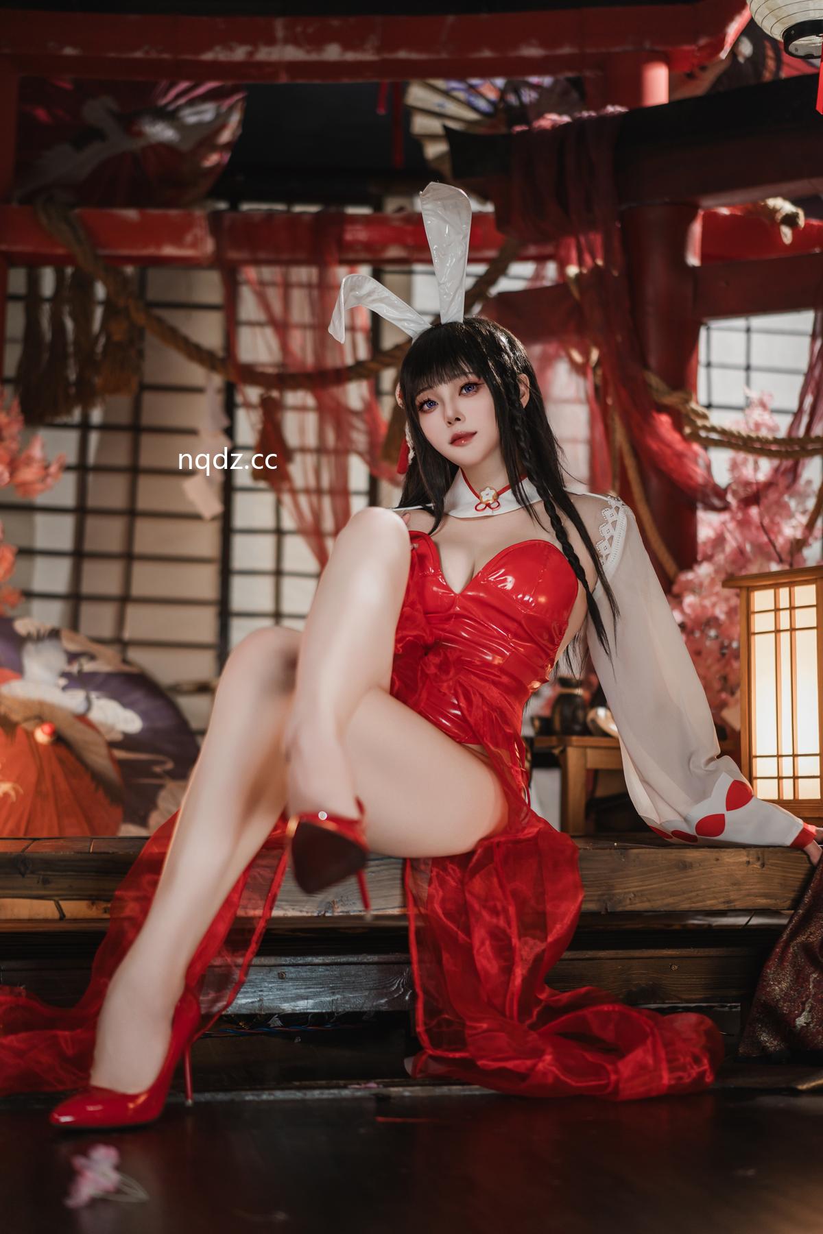 Natsuko夏夏子 - 碧蓝航线 大山巫女兔 [70P-414MB] - 奶圈