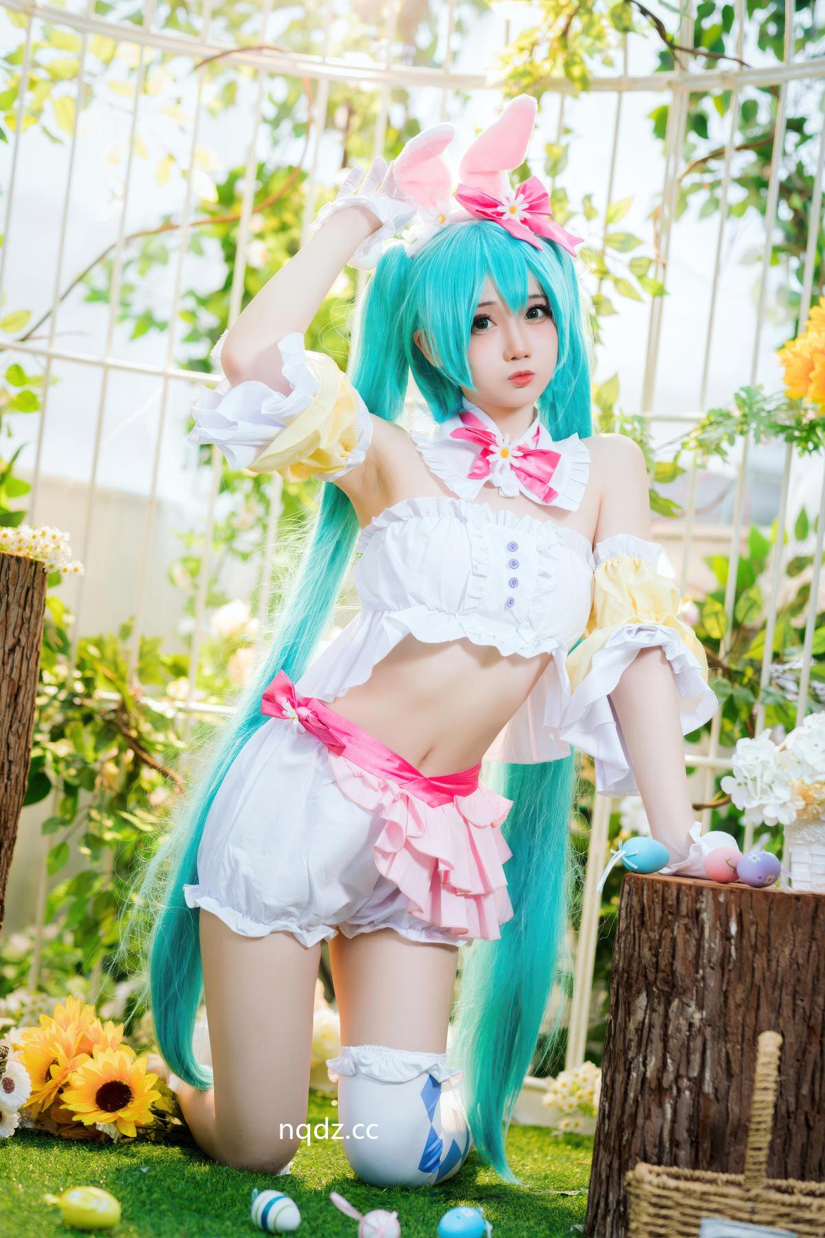 焖焖碳 - 初音未来 复活节兔子 [22P-162MB] - 奶圈