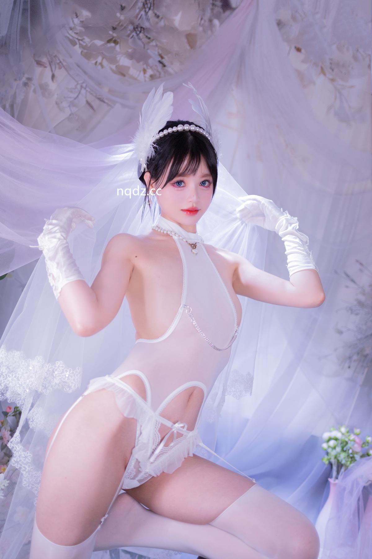 星黛鹿鹿(千反田鹿子) - 白丝花嫁 [50P-540MB] - 奶圈