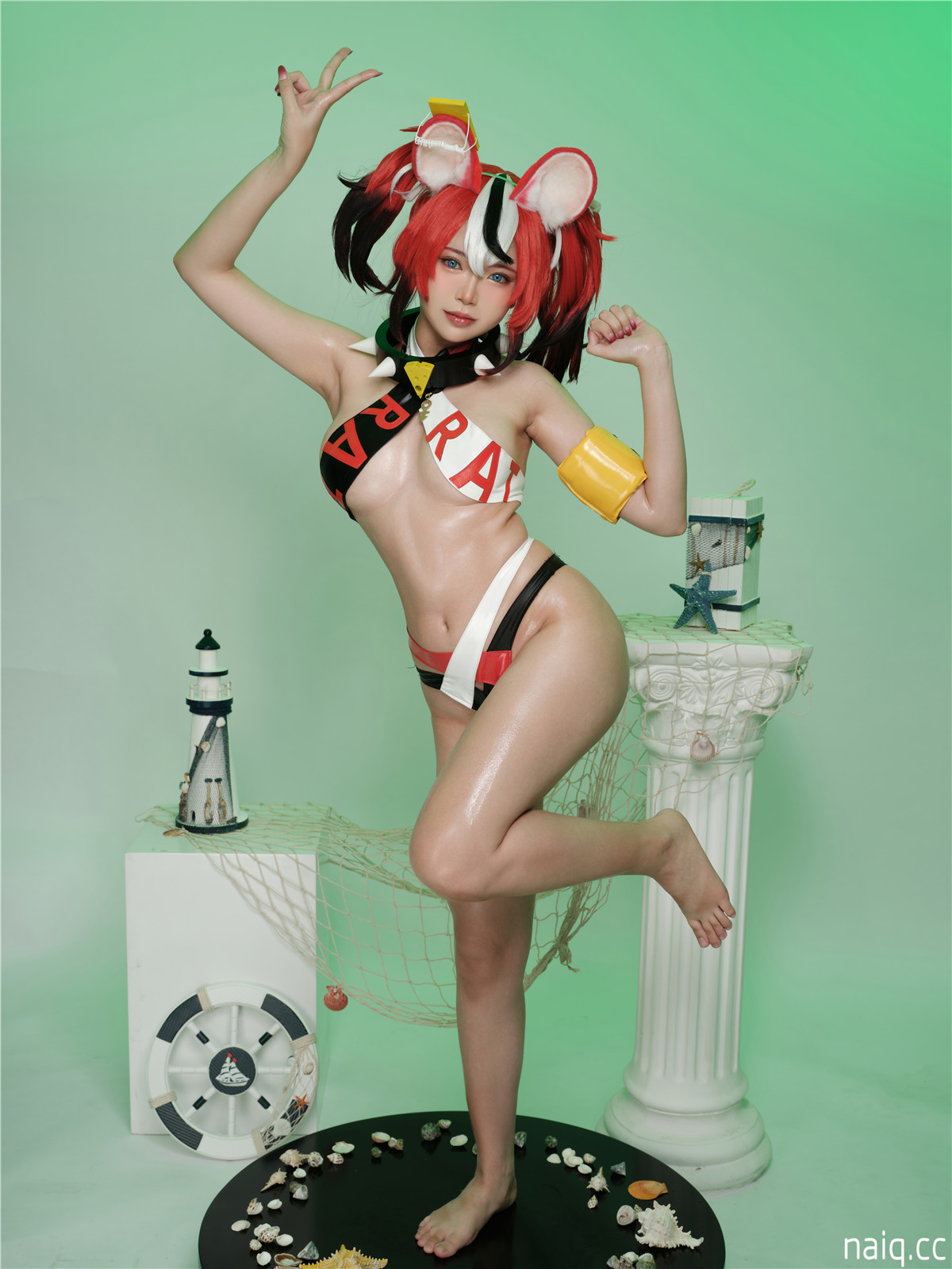 ZinieQ - Hakos Baelz Pole Dancing (Hololive) [39P2V-1.2GB] - 奶圈