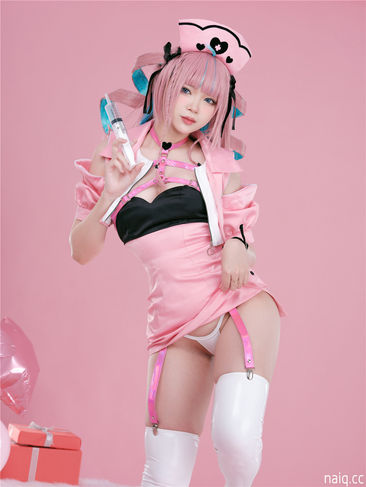 图片[1] - ZinieQ – Aqua Minato (Hololive) [39P-1.19GB] - 奶圈